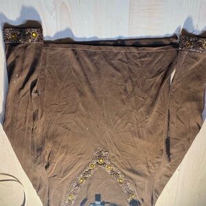 INC International Concepts Brown Knit Top